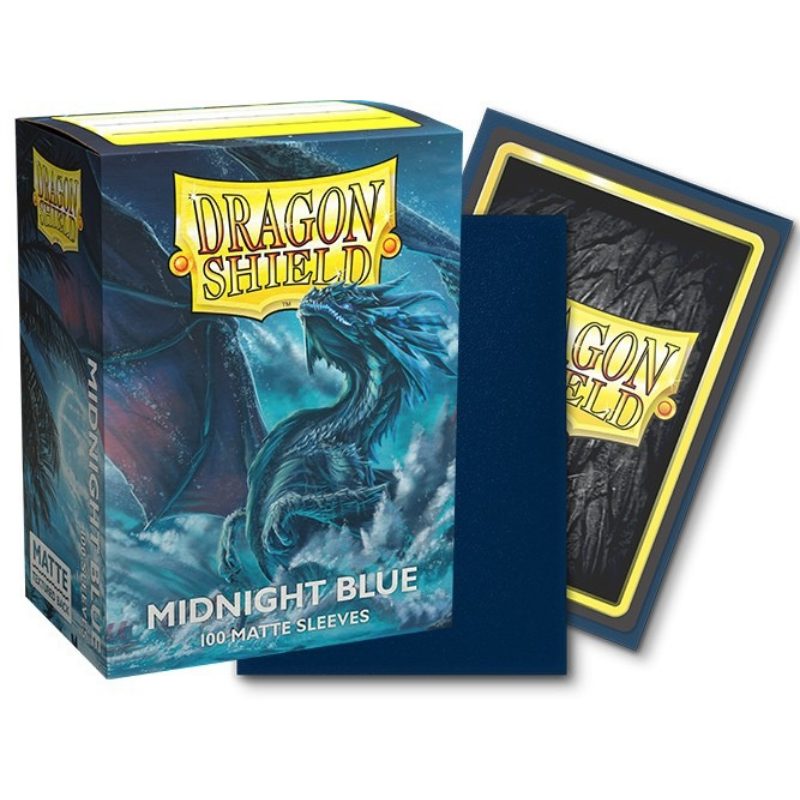 Dragon Shield Sleeves: Standard Matte - Midnight Blue (100)