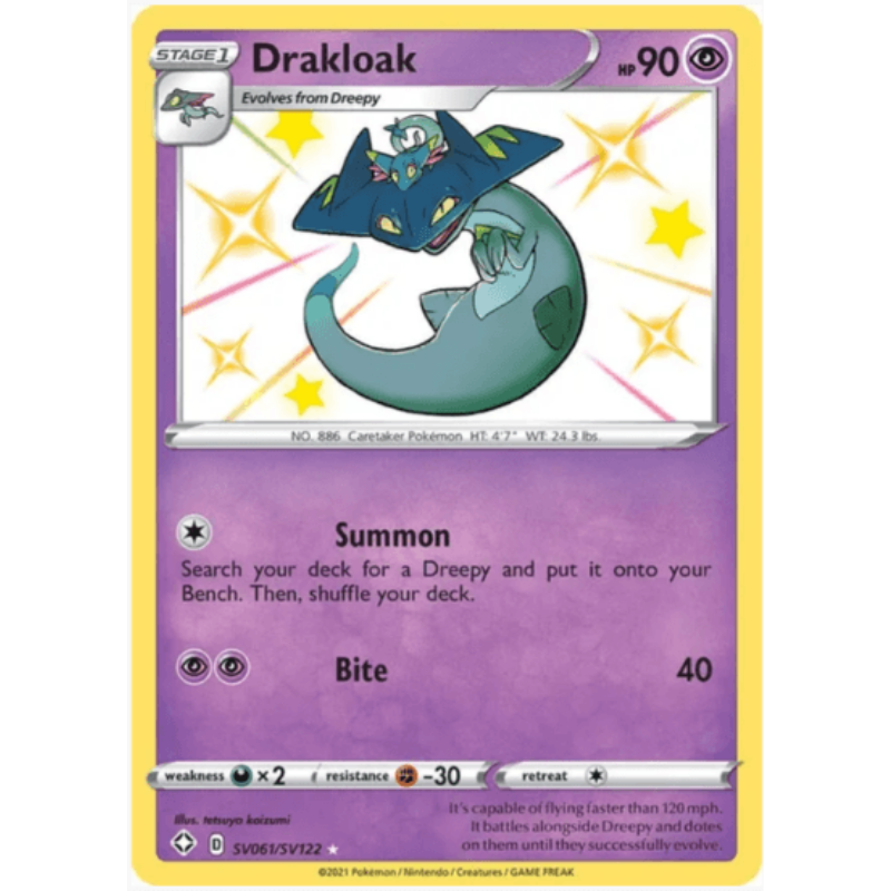 Drakloak - Shining Fates: Shiny Vault #SV061/SV122
