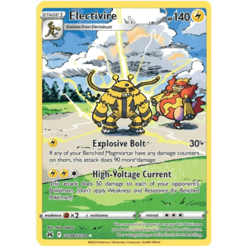 Electivire - Crown Zenith: Galarian Gallery #GG08/GG70