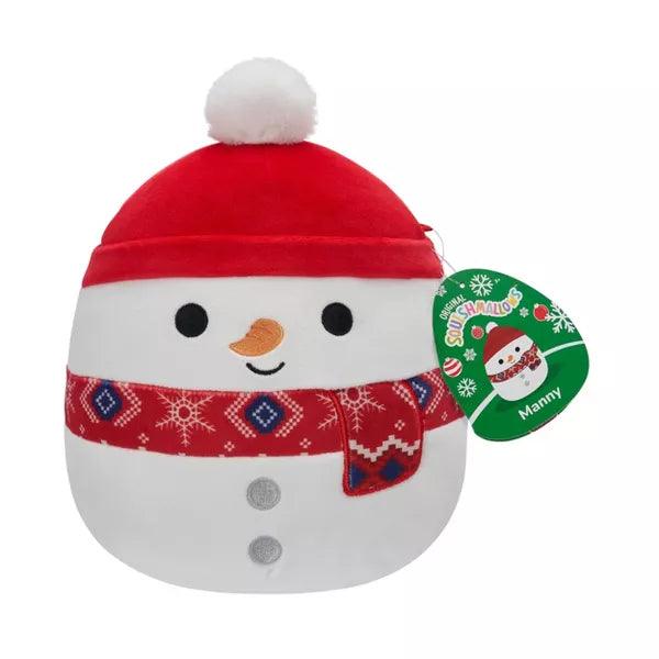 Original Squishmallows Manny the snowman 8"