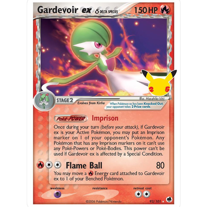 Gardevoir ex (Delta Species) - Celebrations: Classic Collection #93/101