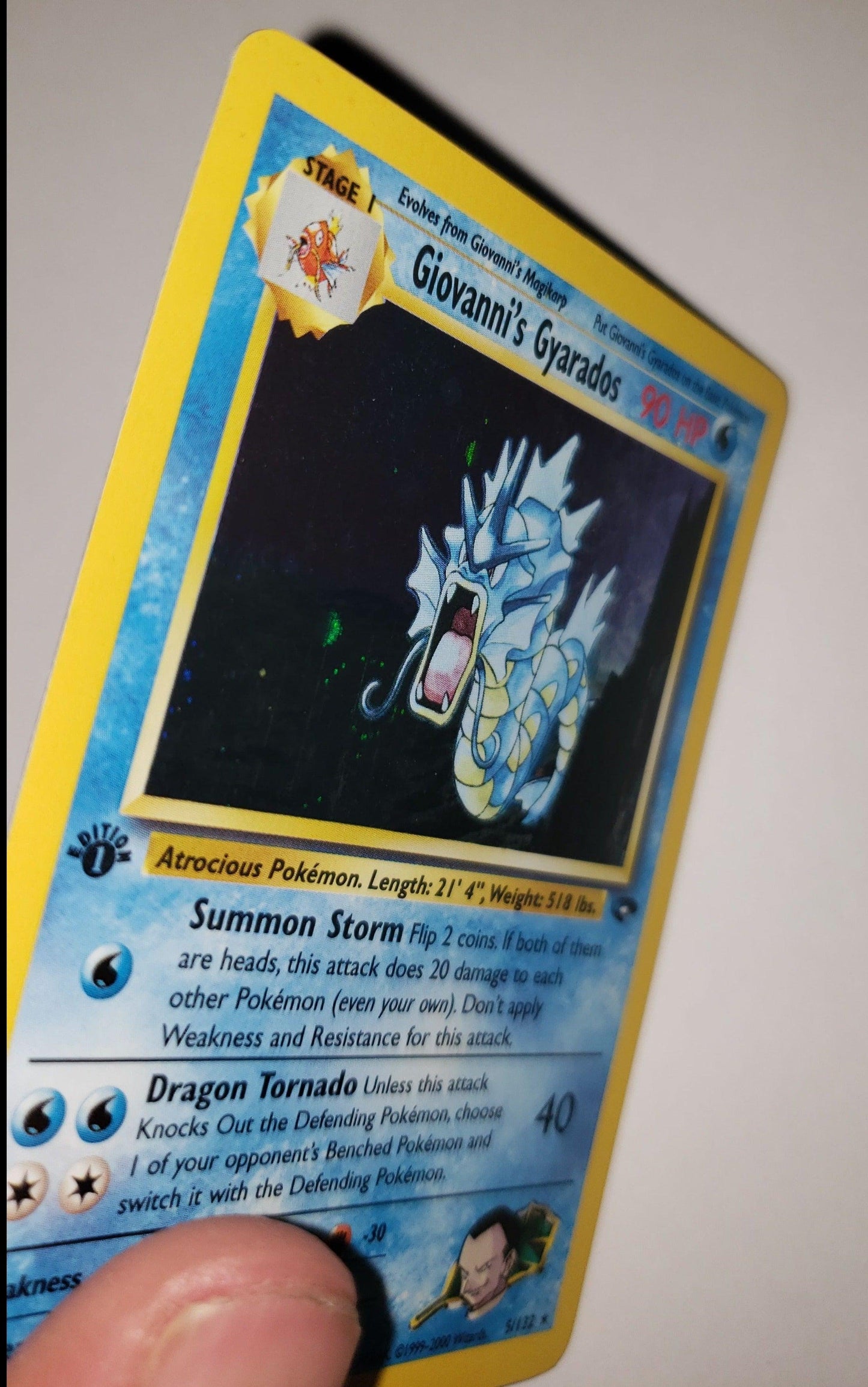 1st edition Giovanni's Gyarados - Gym Challenge #004/132 (Near Mint)