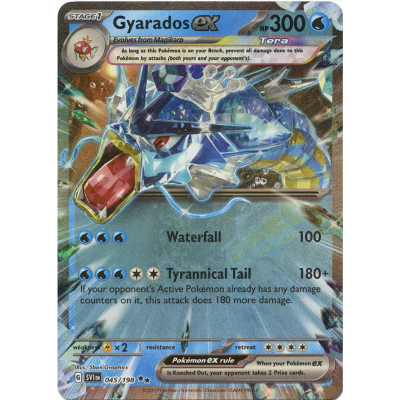 Pokemon Scarlet & Violet Base Set Double Rare Gyarados ex #45
