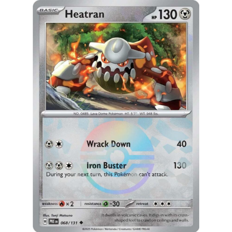 Heatran (Poke Ball Pattern) - Prismatic Evolutions #068/131