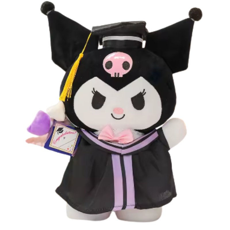 Hello Kitty Kuromi Graduation plush 10in