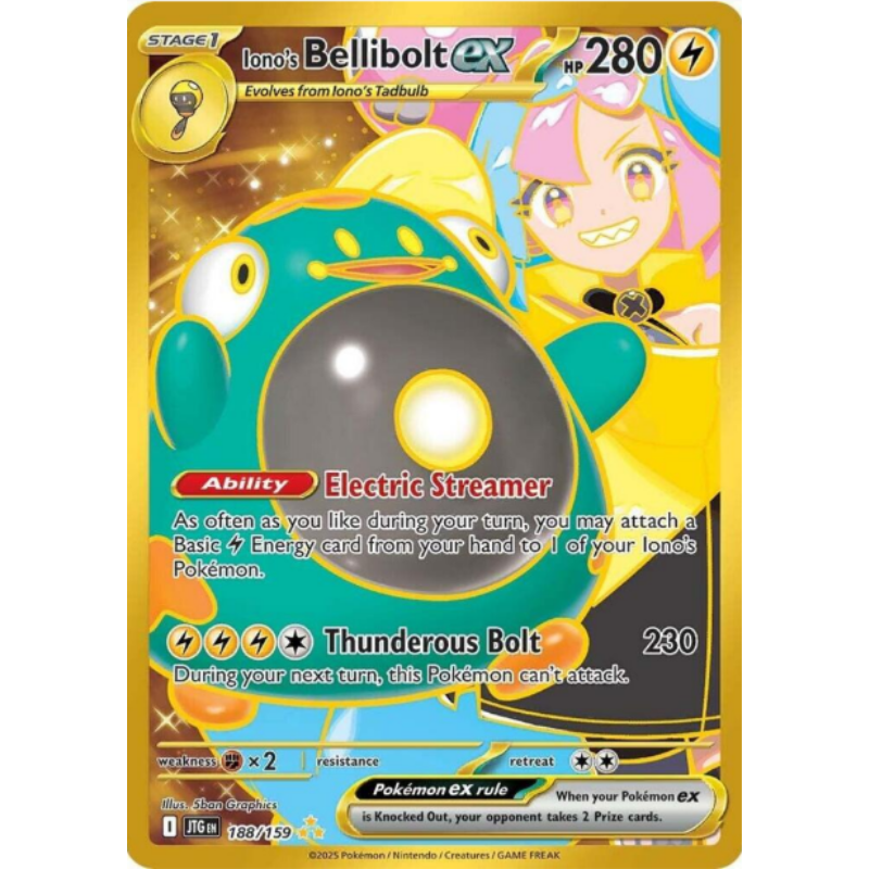 Iono's Bellibolt ex - Journey Together #188/159