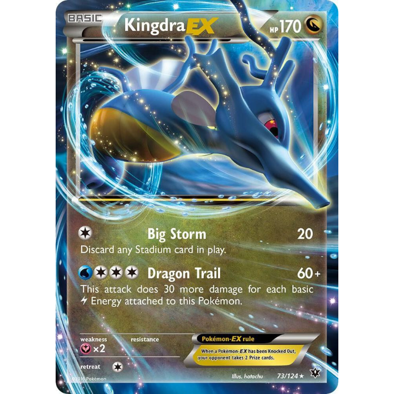 Kingdra EX - Fates Collide #73/124
