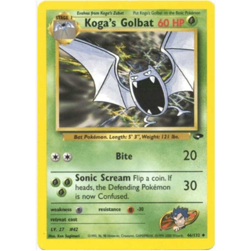 Koga's Golbat - Gym Challenge #046/132