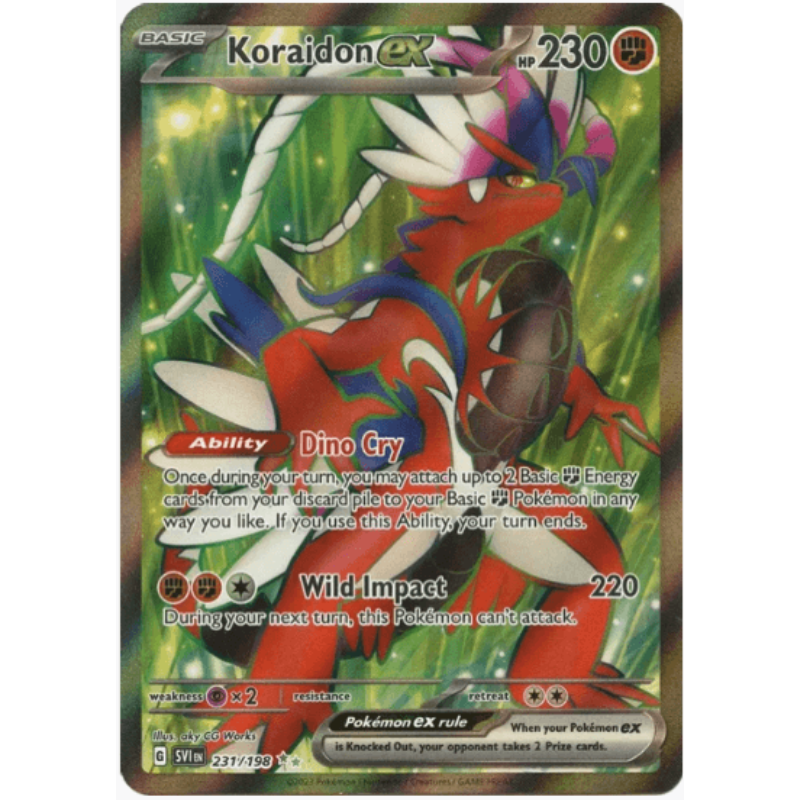 Koraidon ex - Scarlet & Violet Base Set #231/198