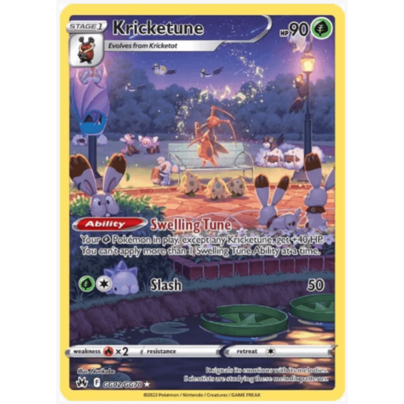 Kricketune - Crown Zenith: Galarian Gallery #GG02/GG70