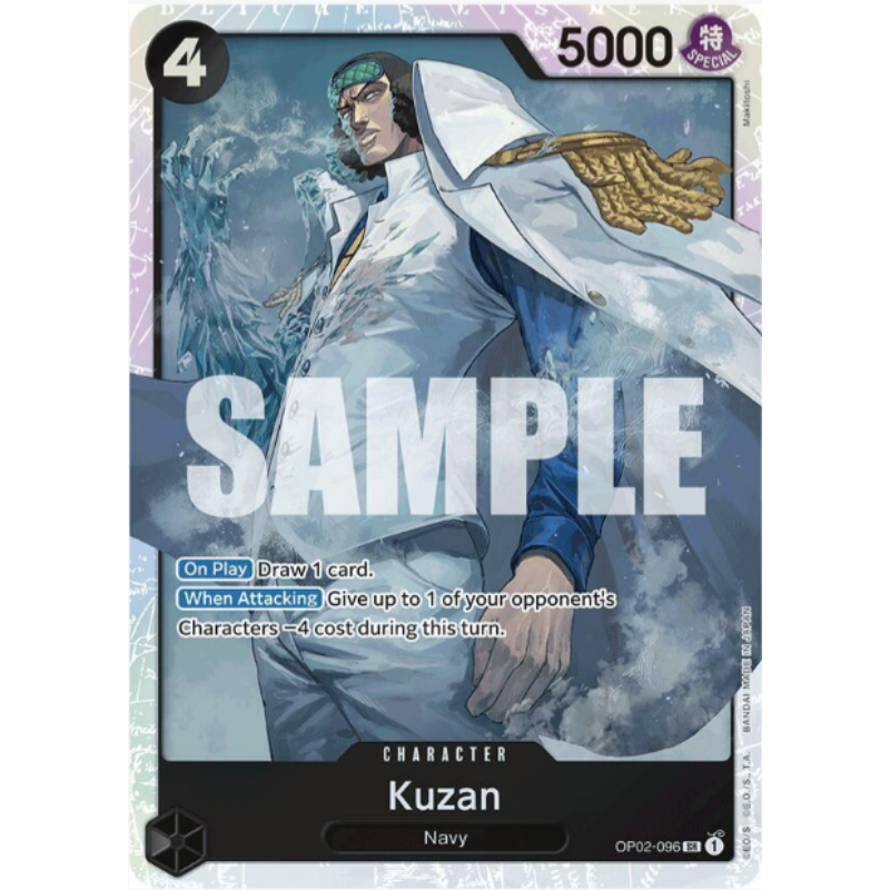 Kuzan (Reprint) - Premium Booster -The Best #OP02-096