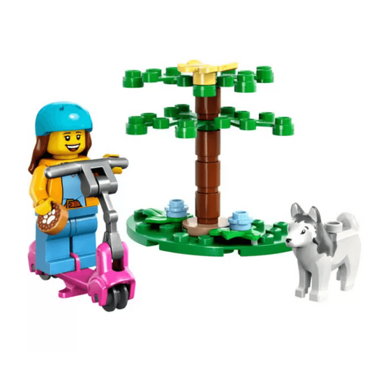Lego City Dog Park & Scooter Building Kit 30639