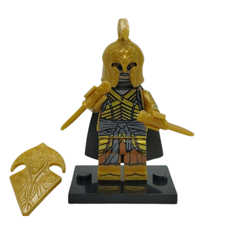 Lego Compatible Lord Of The Rings Galadhrim Warriors Elf Army Minifig - Double Dagger w/ belts