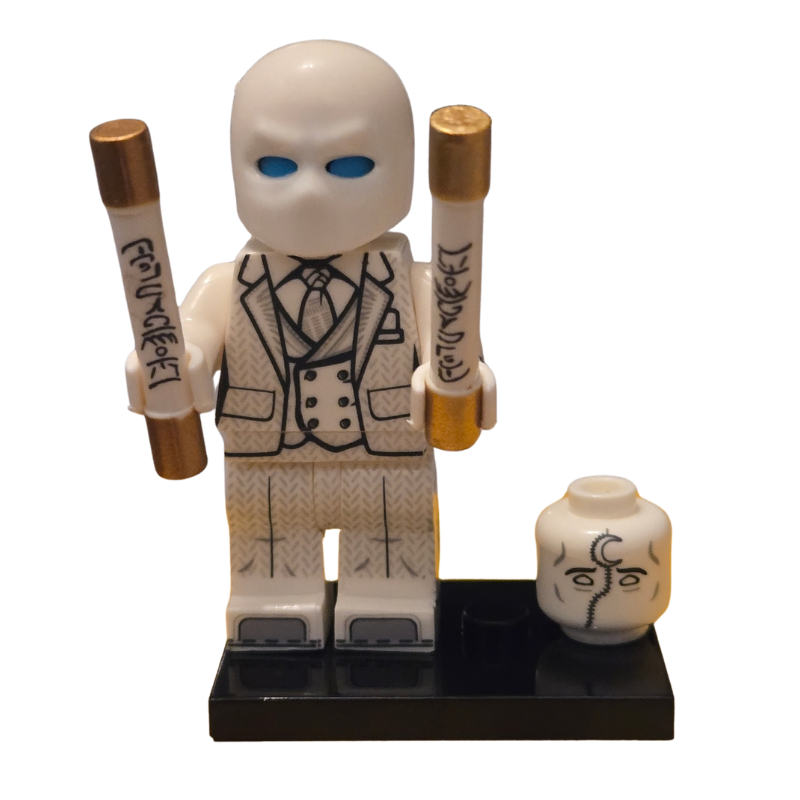Lego Compatible Marvel Moon Knight Mister Knight Custom Minifig