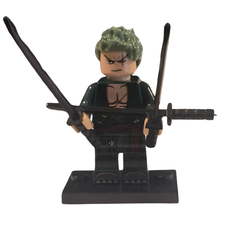 Lego Compatible One Piece Roronoa Zoro Custom Minifig