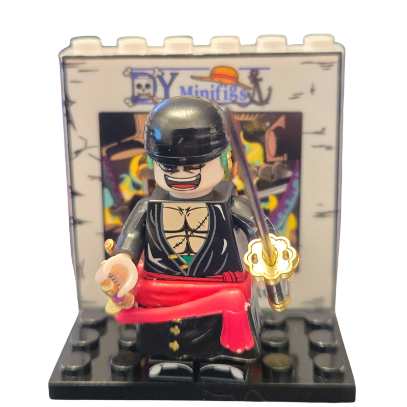 Toy figure in a transparent display case with 'By Minifig' branding.