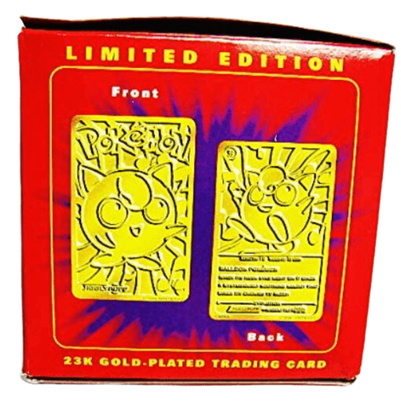 Limited Edition 1999 Burger King Jigglypuff Gold Card #39