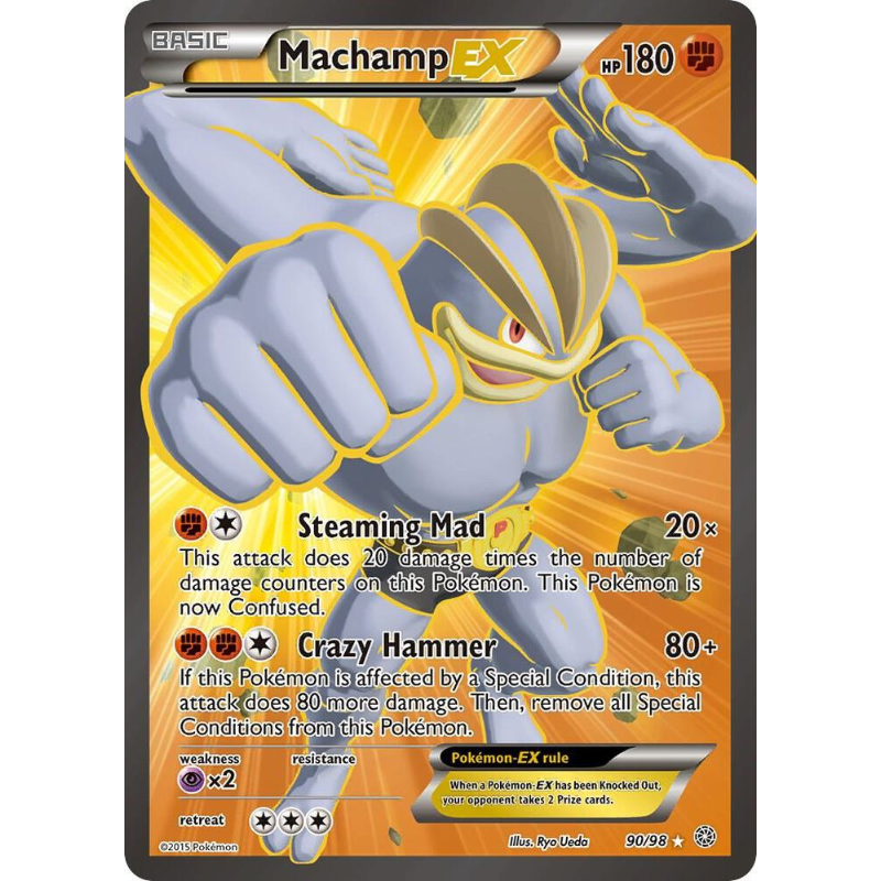 Machamp EX (90 Full Art) - Ancient Origins #90/98