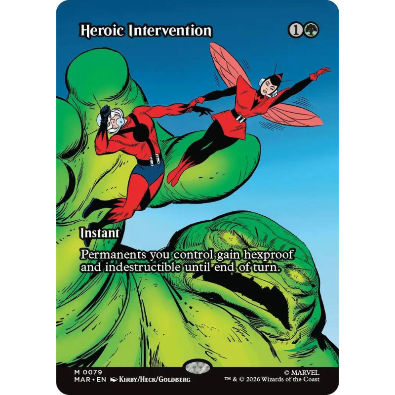 Magic: The Gathering Heroic Intervention (Borderless) - Marvel Universe Eternal #79