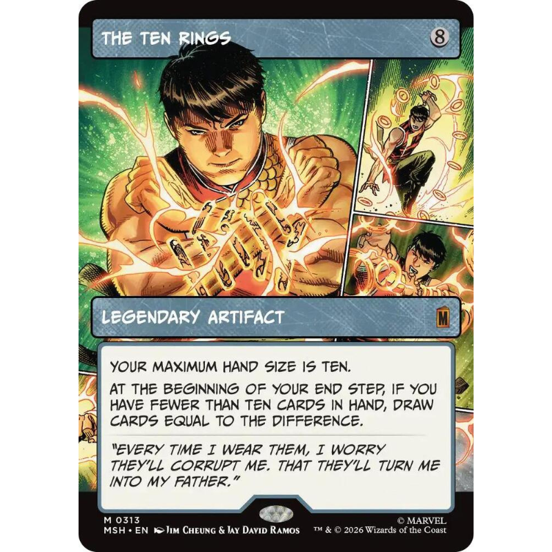 Magic: The Gathering The Ten Rings (Borderless) - Marvel Super Heroes #313