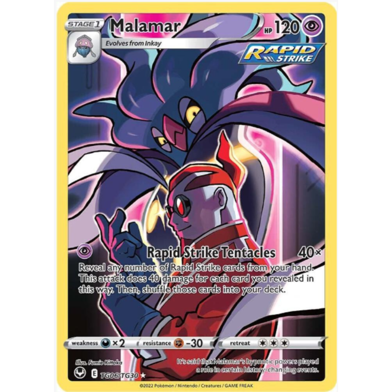 Malamar - Silver Tempest Trainer Gallery #TG06/TG30