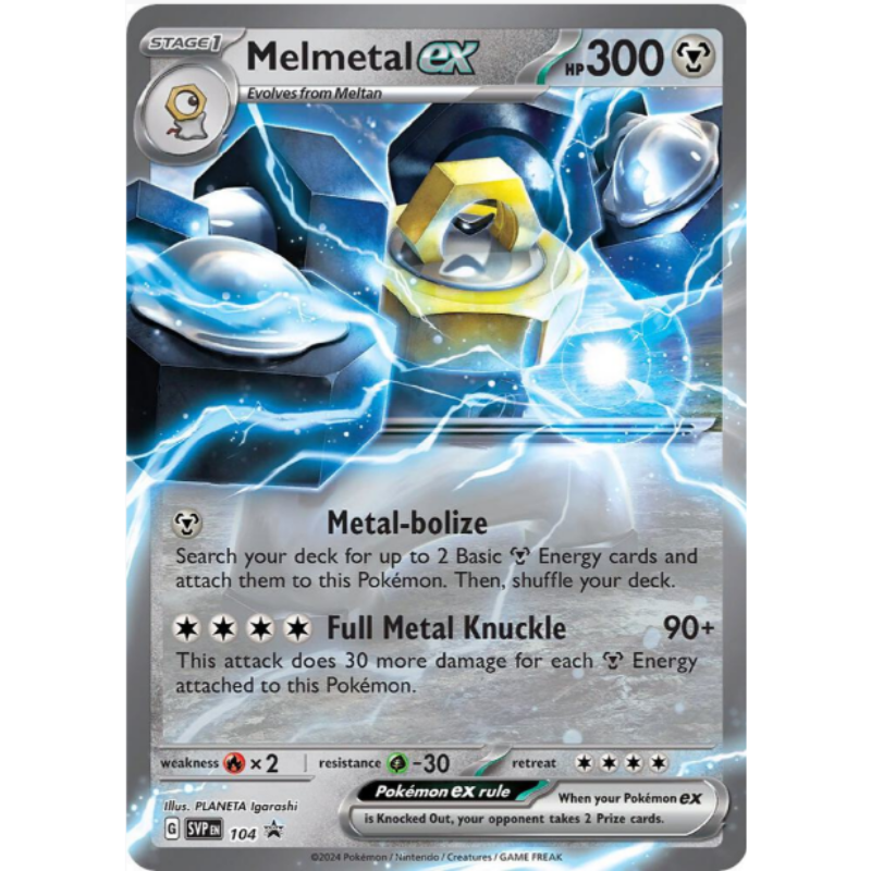 Melmetal ex - Scarlet & Violet Promo Cards #104