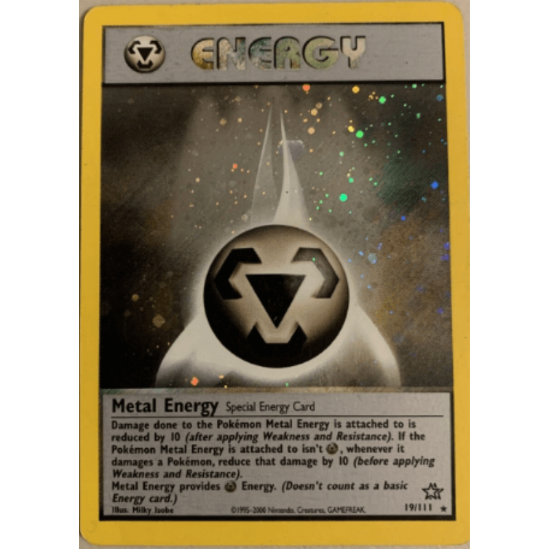Pokemon Neo Genesis Metal Energy 19/111 PSA 7 Pokemon Neo Genesis Metal Energy 19/111 PSA 7