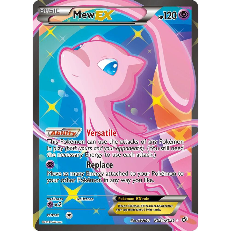 Mew EX (Full Art) - Legendary Treasures: Radiant Collection #RC24/RC25
