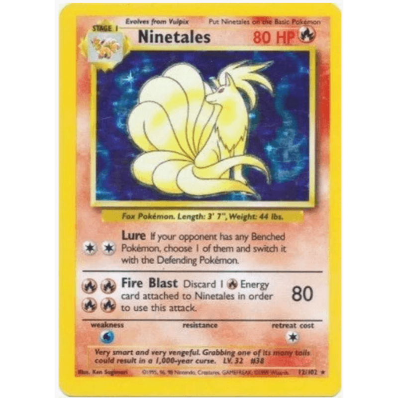 Ninetales - Base Set #012/102