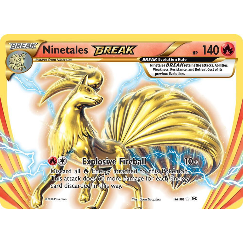 Ninetales BREAK - Evolutions #16/108