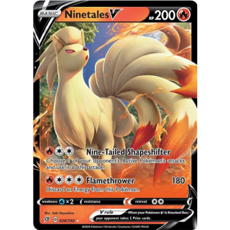 Ninetales V - Rebel Clash #026/192