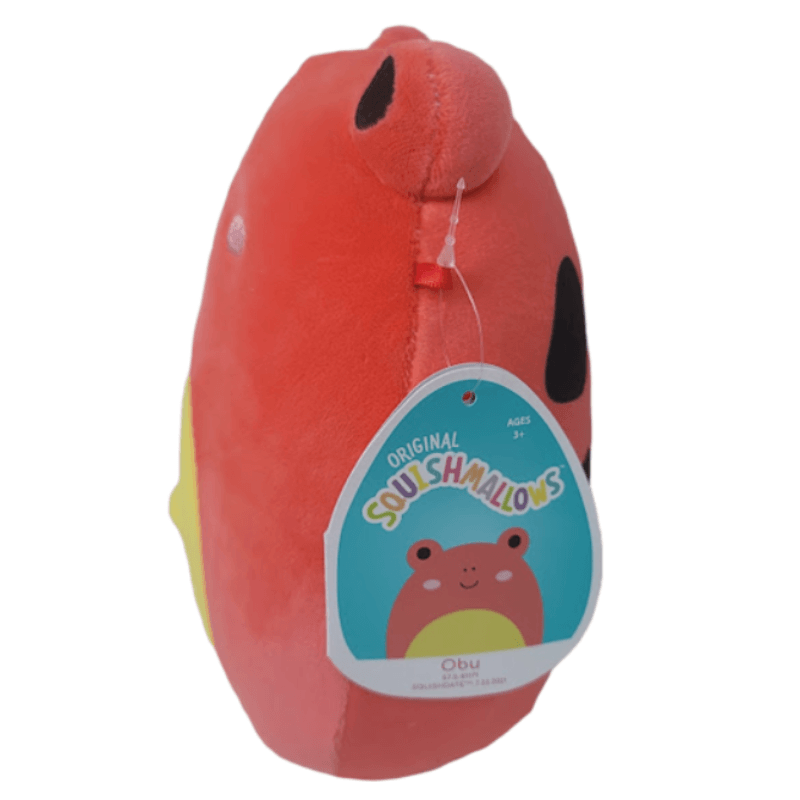 Original Squishmallow Obu the red frog 7.5in
