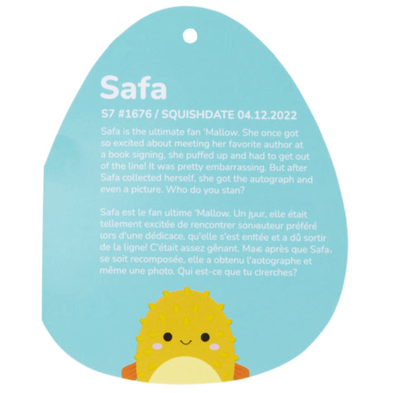 Original Squishmallow Safa the Puffer Fish