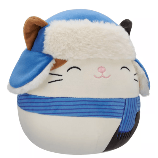 Original Squishmallows Cam with Blue Scarf and Hat 7.5"