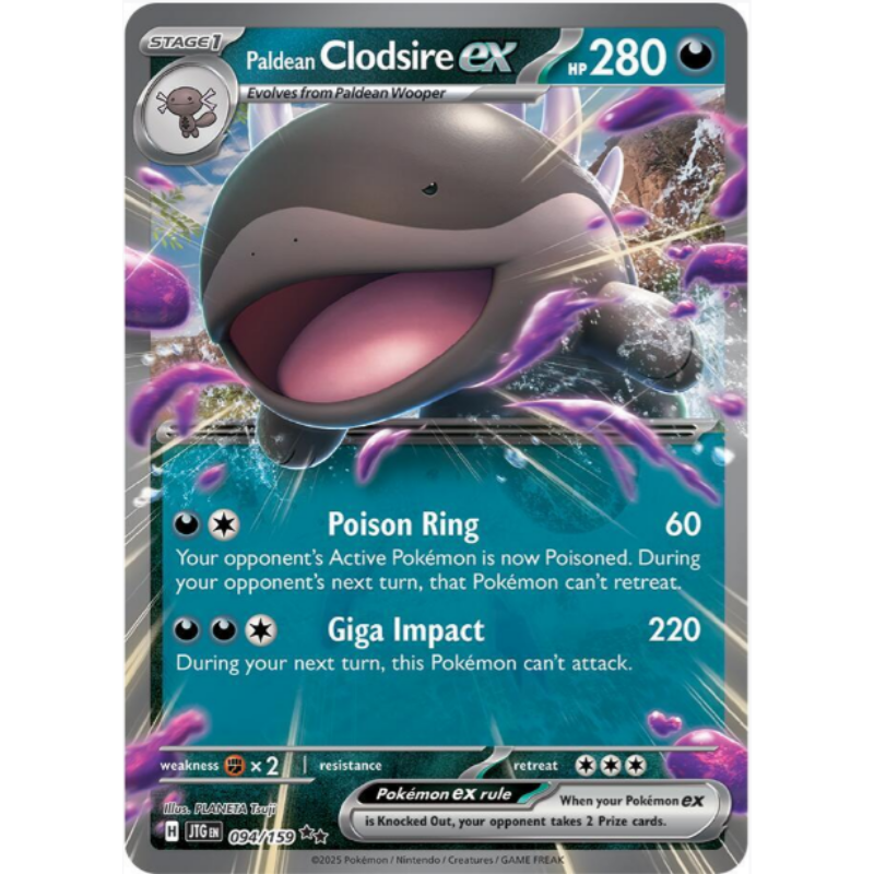 Paldean Clodsire ex - Journey Together #094/159