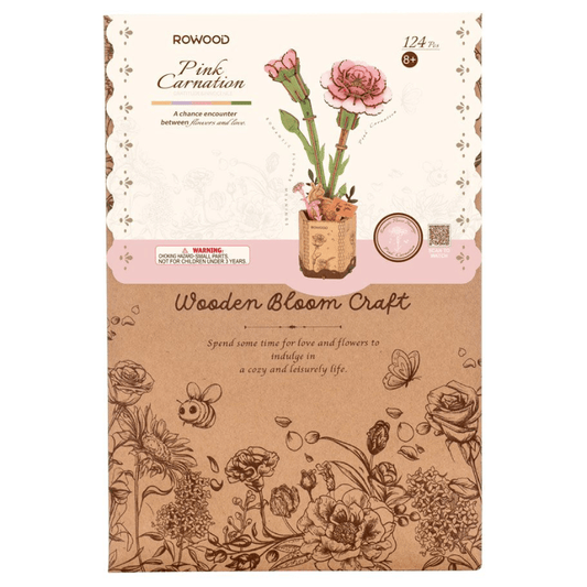 Pink Carnation - Rolife DIY Miniature