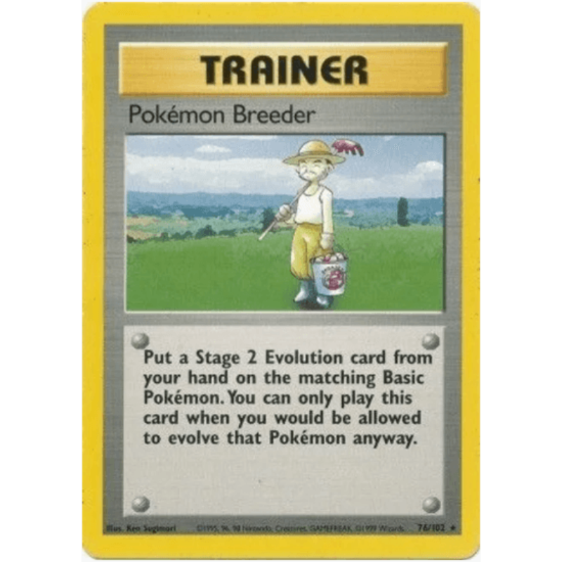 Pokémon Breeder - Base Set #076/102