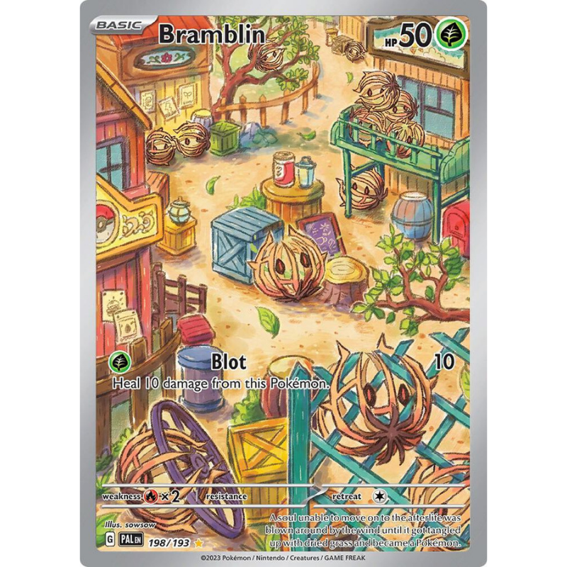 Pokémon Bramblin - Paldea Evolved #198/193