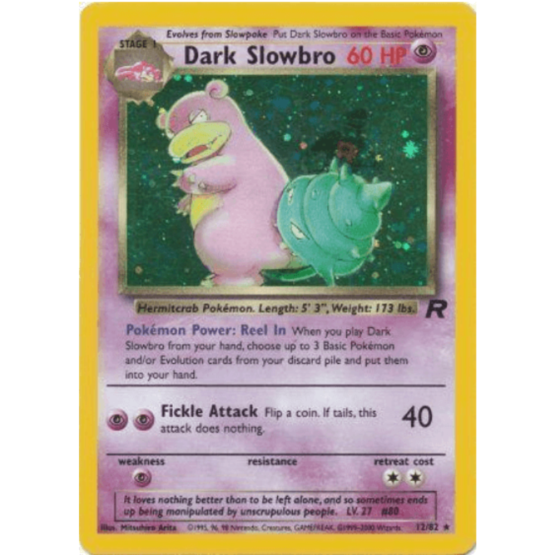 Pokémon Dark Slowbro - Team Rocket #12/82