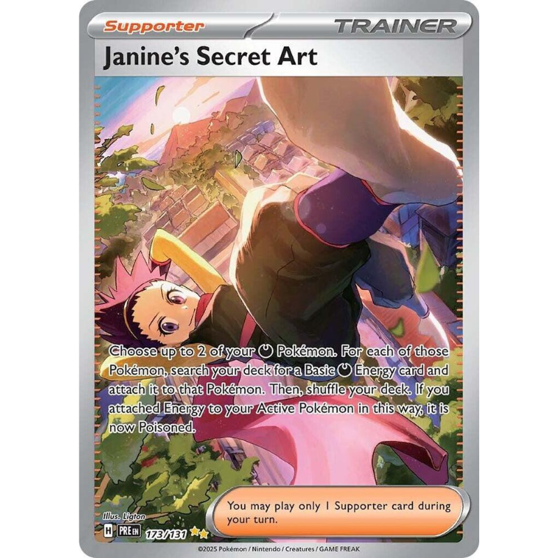 Pokémon Janine's Secret Art - Prismatic Evolutions #173/131