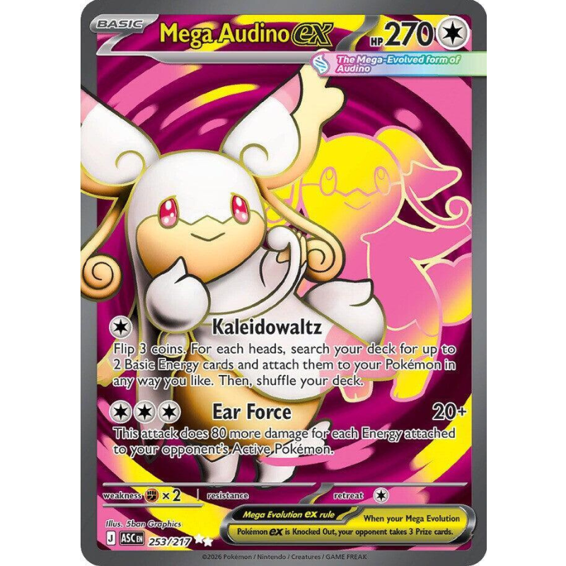 Pokémon Mega Audino ex - Ascended Heroes #253/217