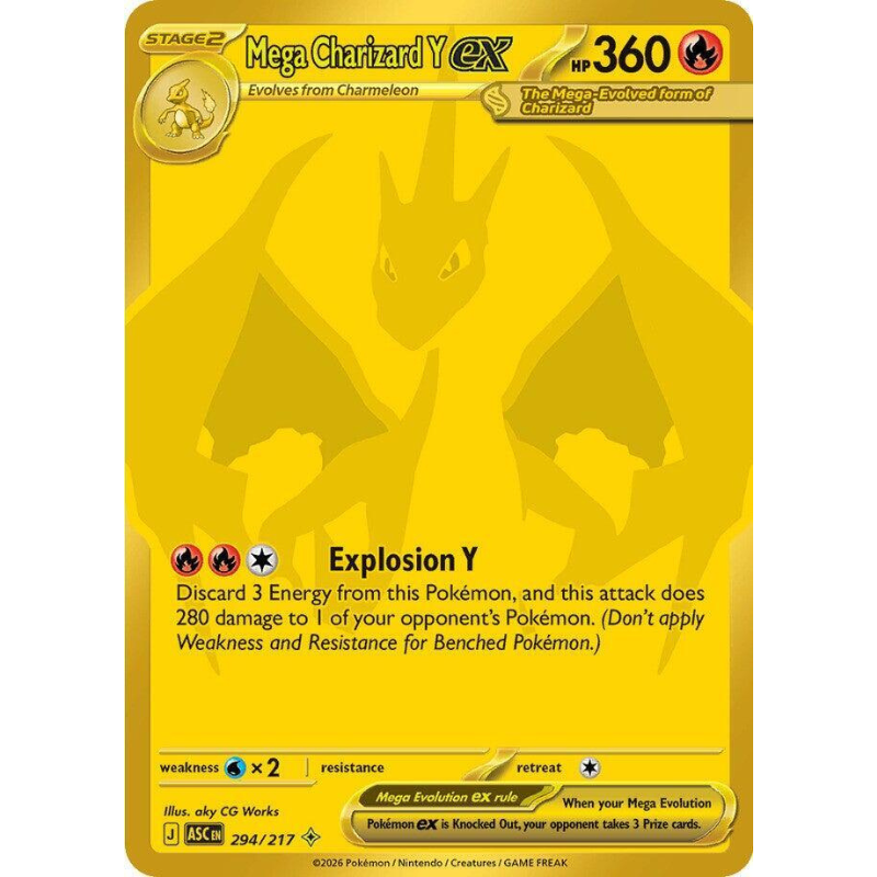 Pokémon Mega Charizard Y ex