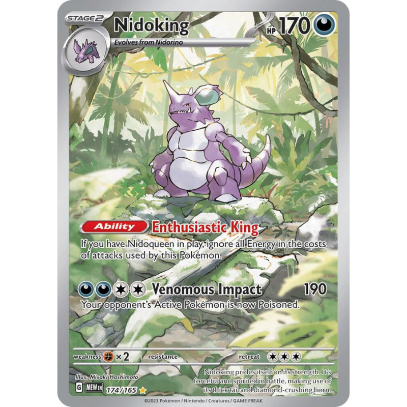 Pokémon Nidoking - Scarlet & Violet 151 #174/165