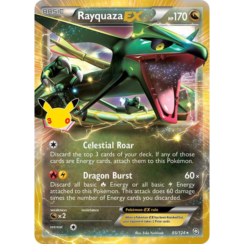 Pokémon Rayquaza EX - 30th Celebration #85/124