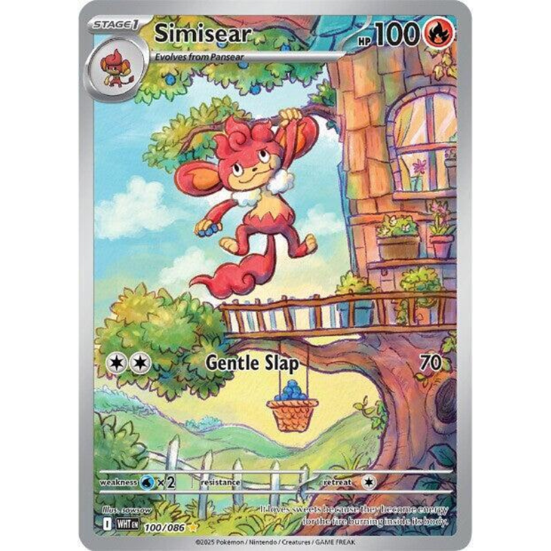 Pokémon Simisear - White Flare #100/086