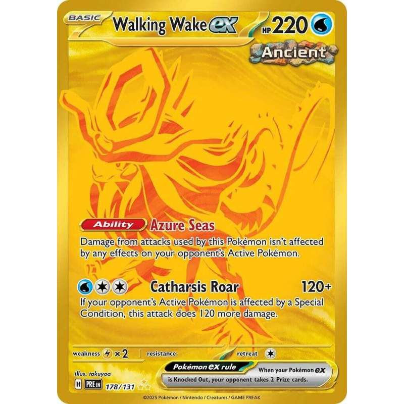 Pokémon Walking Wake ex - Prismatic Evolutions #178/131
