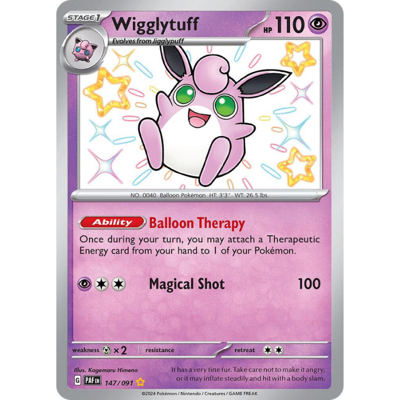 Pokémon Wigglytuff - Paldean Fates #147/091