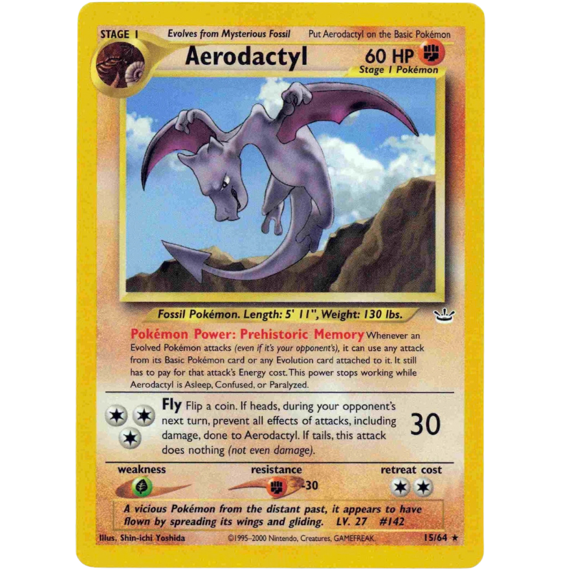 Pokémon Aerodactyl - Neo Revelation #15/64