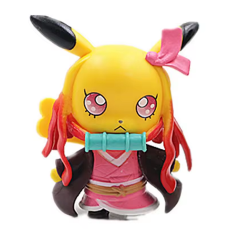 Pokémon Cosplay Figure - Pikachu Demon Slayer -Nezuko 3.5"