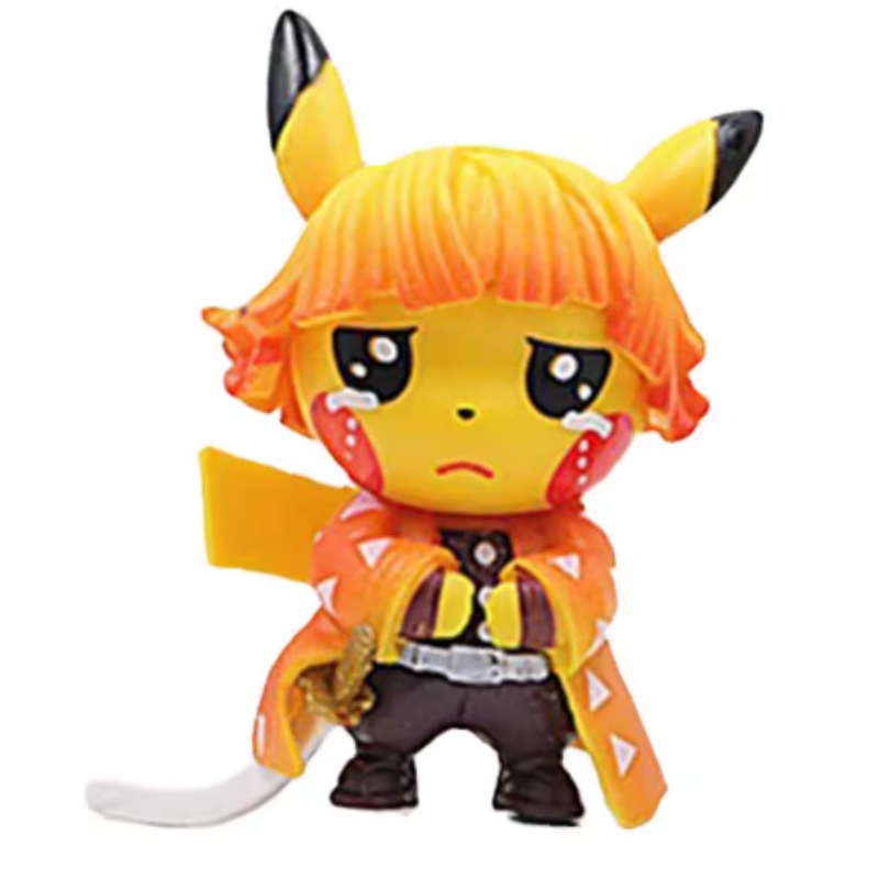 Pokémon Cosplay Figure - Pikachu Demon Slayer -Zenitsu 3.5"